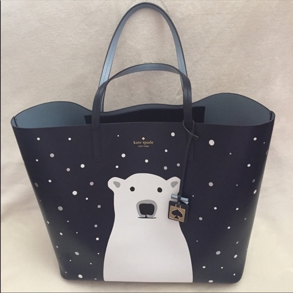 kate spade polar bear bag